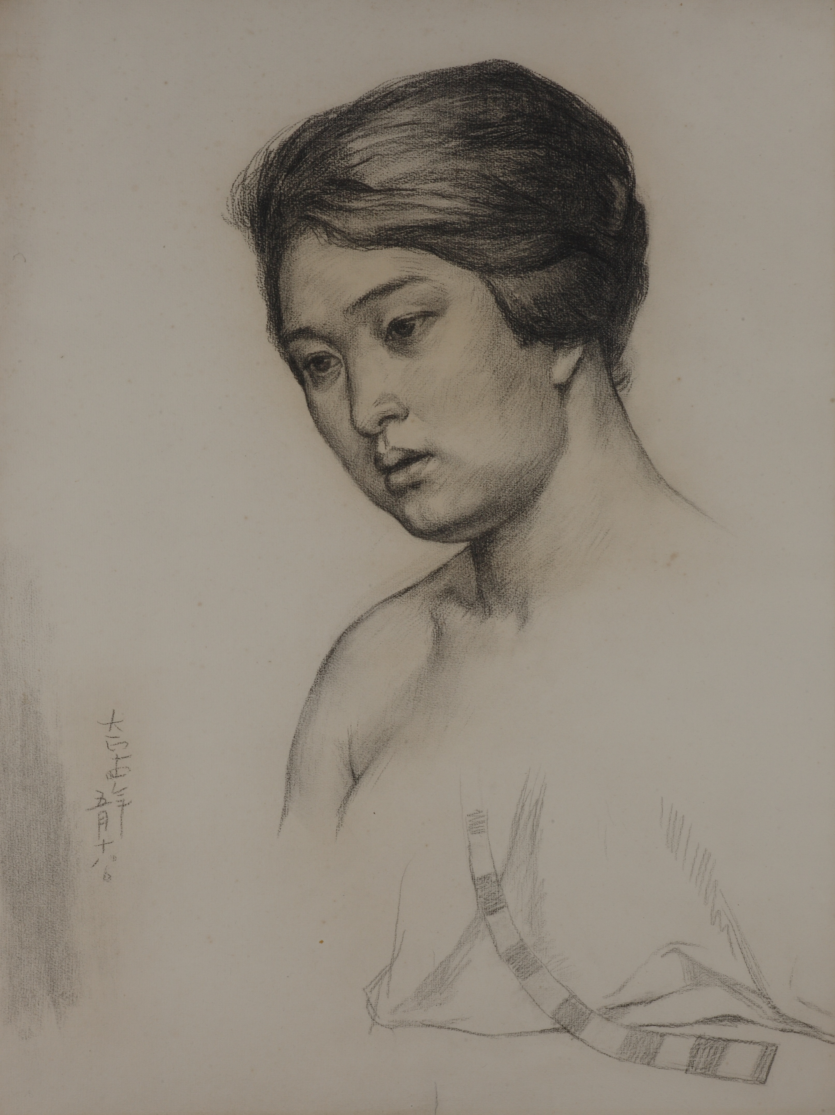 和田英作《野遊（下絵）》