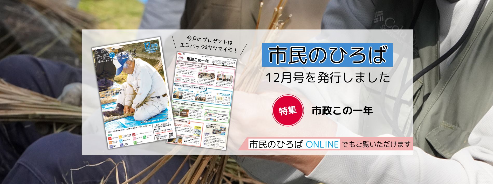 市民のひろば12月号を発行しました
