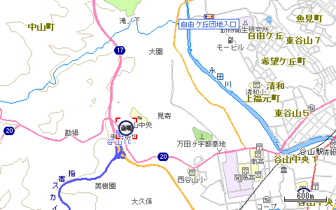 南部斎場位置図