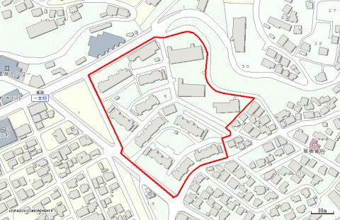 紫原住宅（B）位置図