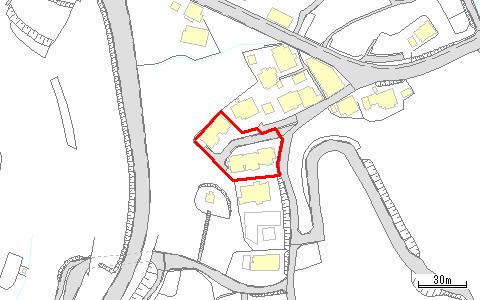 錫山西谷住宅位置図