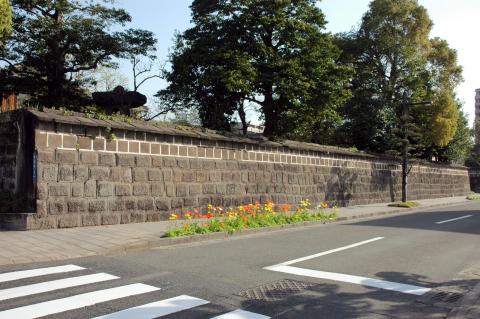鹿児島県民教育文化研究所石塀の写真
