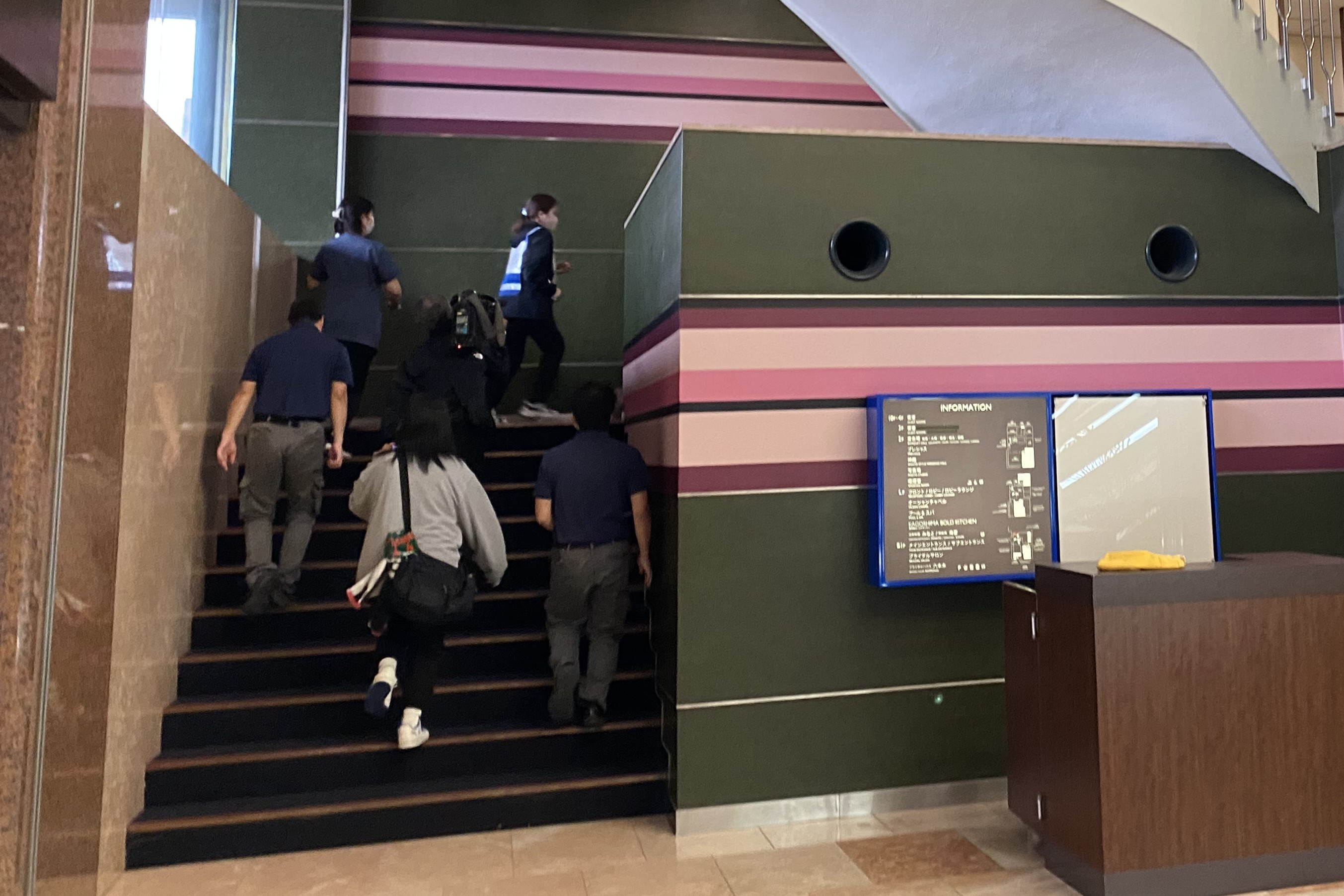 津波避難訓練写真2