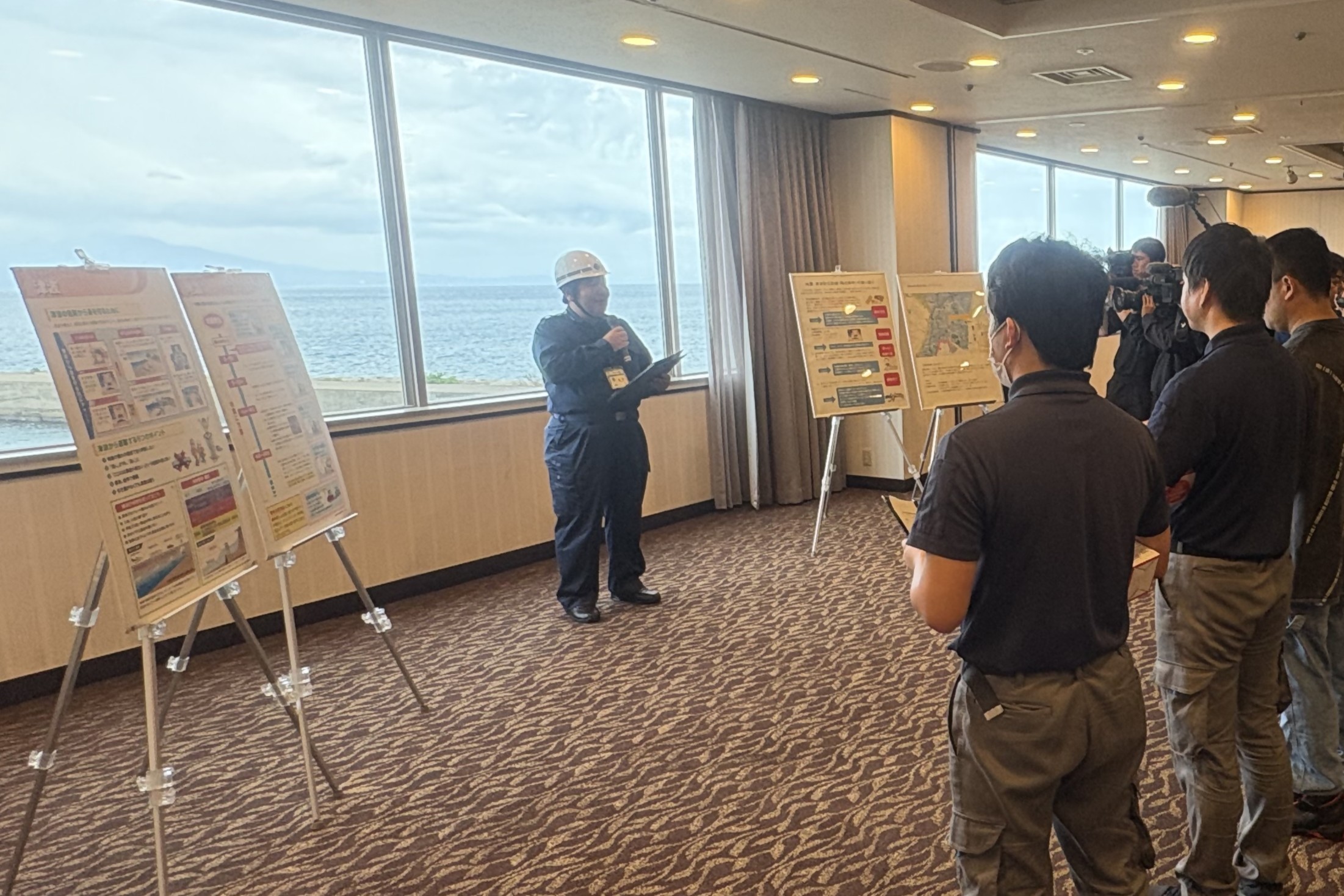 津波避難訓練写真1