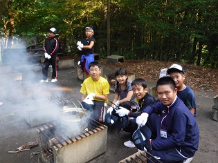 野外炊飯