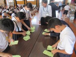 選挙出前授業_川上小2