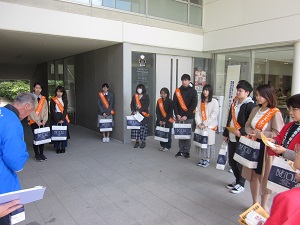 県議選街頭啓発