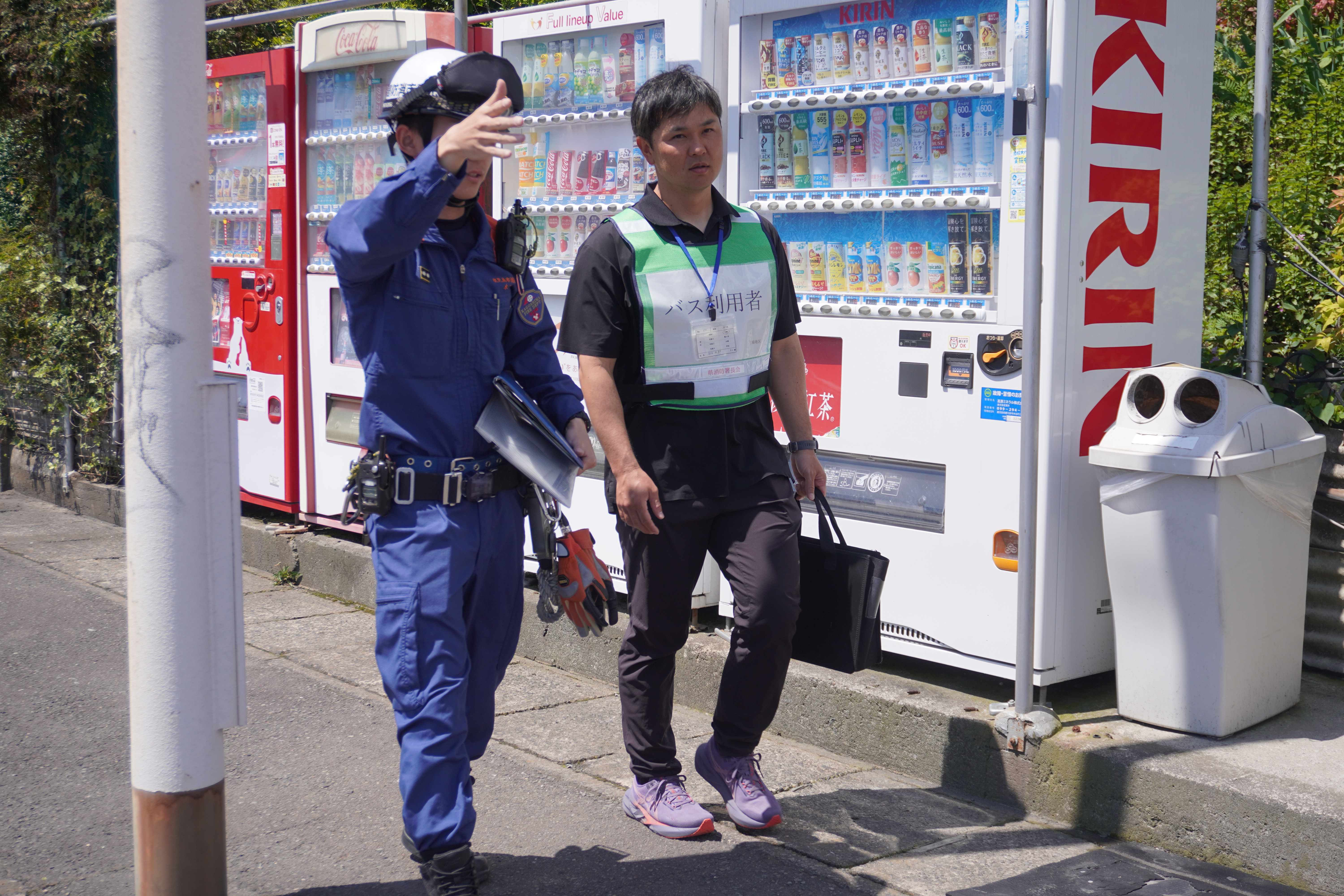 バス利用者