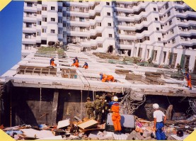 台湾地震災害