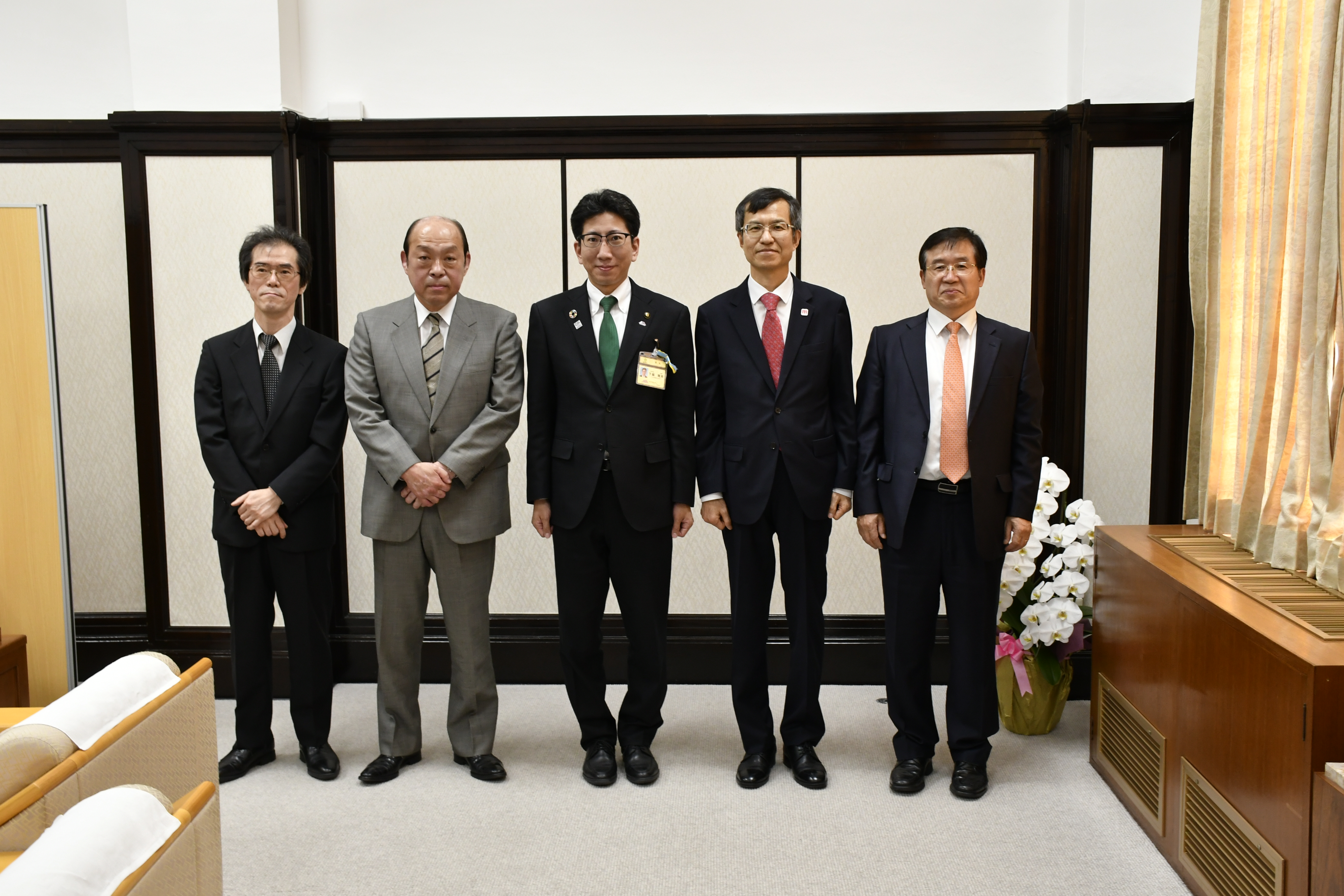 駐福岡大韓民国総領事館総領事の市長表敬訪問