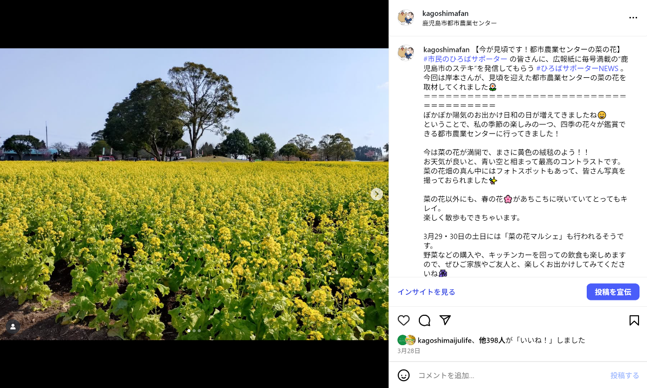 カゴシマファン投稿記事