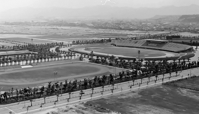 鴨池運動公園一帯