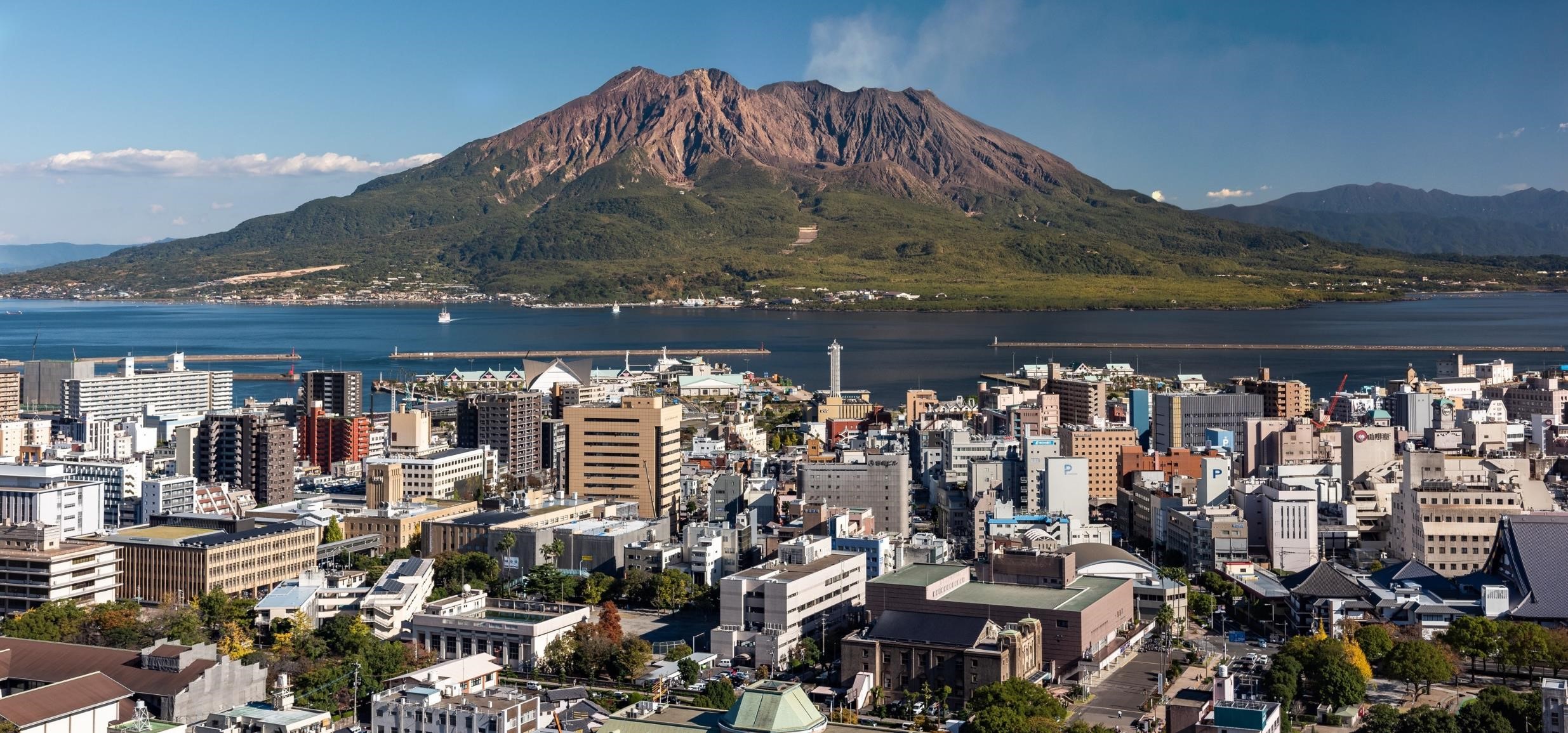 現在の鹿児島市街地