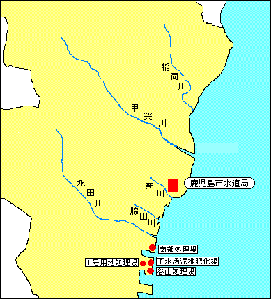 公共下水道施設配置図